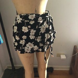 F21 wrap skort